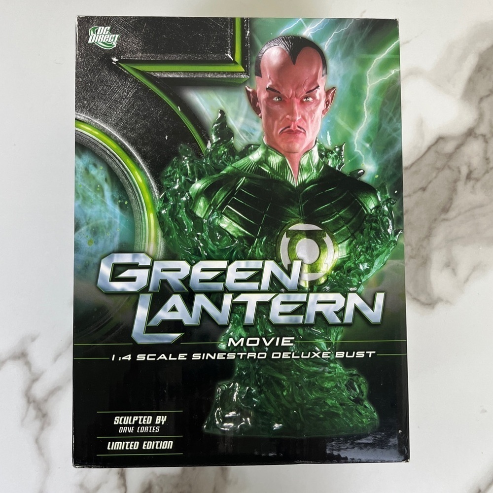 DC Direct Green Lantern Movie 1:4 Sinestro Deluxe Bust Limited Edition 0346 Toy
